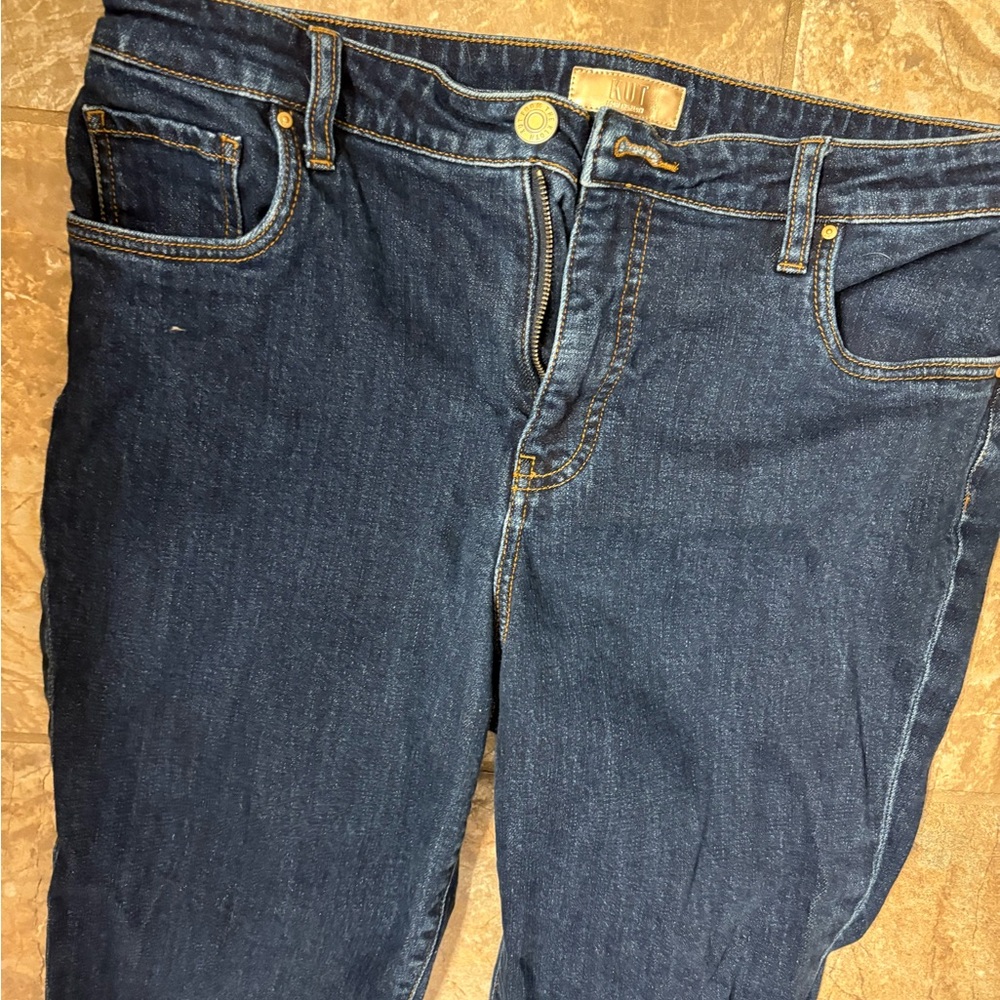 Kut from the Kloth High Rise Dark Blue Jeans